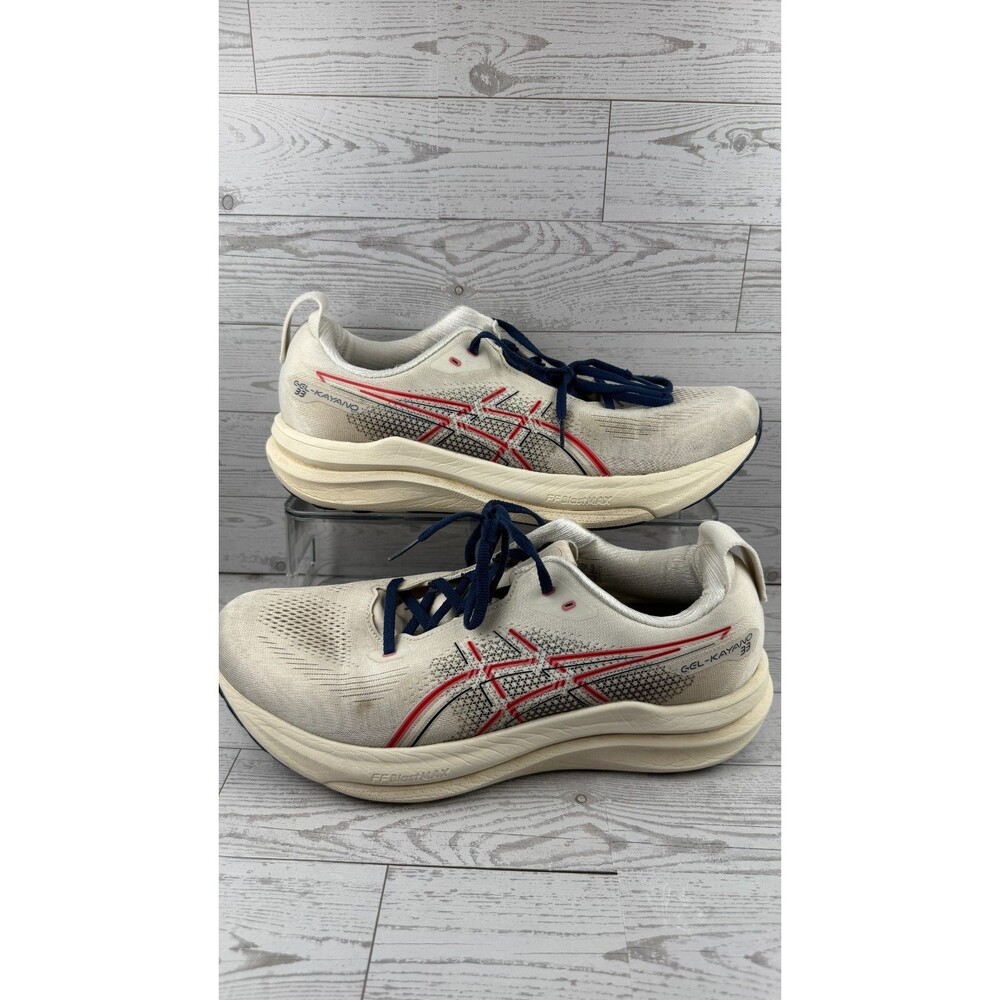 Asics Gel Kayano 33 White 12 D Mens Sneakers Lace Up Athletic Running Shoes #848